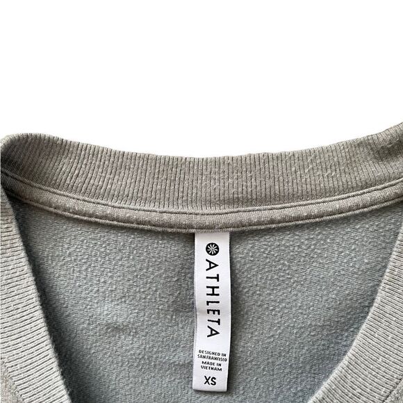 ATHLETA Coaster Luxe Sweatshirt Green Size XS - Picture 5 of 5